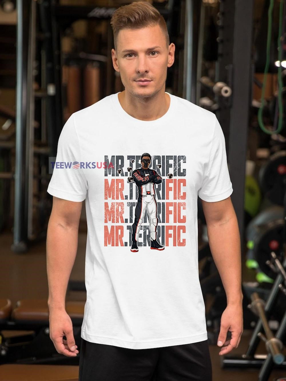 Superman Movie 2025 Mr. Terrific name - Adult & Kids T-Shirts, Sweatshirts & Hoodies apparel design preview 1