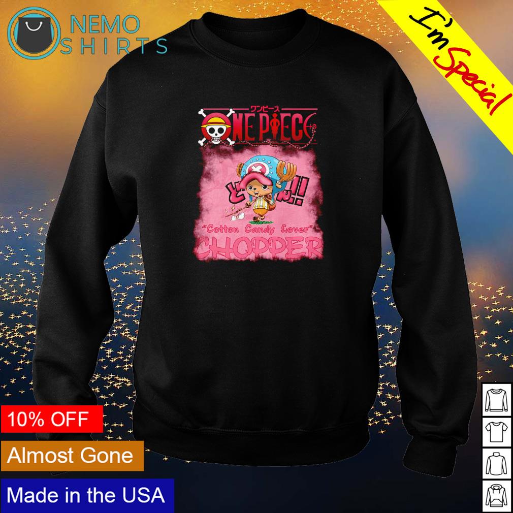 One Piece cotton candy lover Chopper - Adult & Kids T-Shirts, Sweatshirts & Hoodies apparel design preview 4