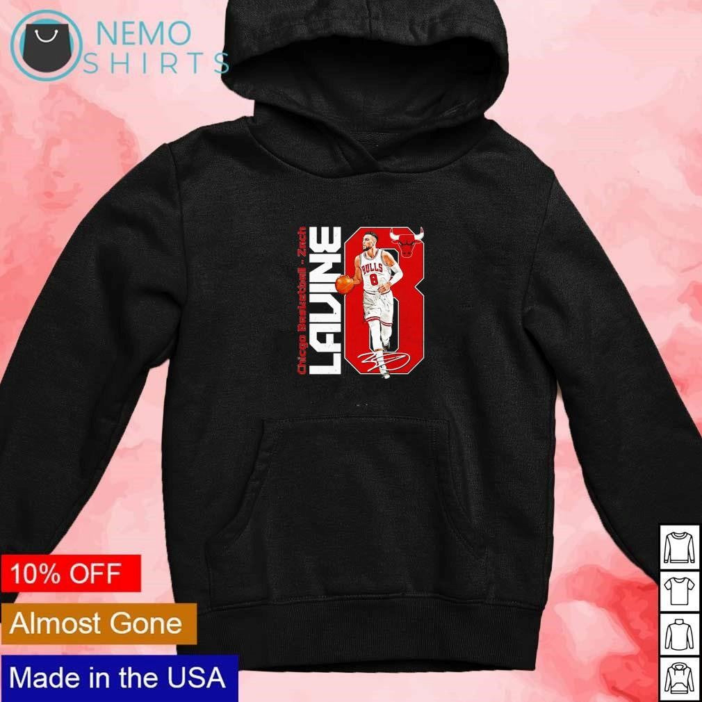Zach Lavine Chicago Bulls signature stretch - Adult & Kids T-Shirts, Sweatshirts & Hoodies apparel design preview 2