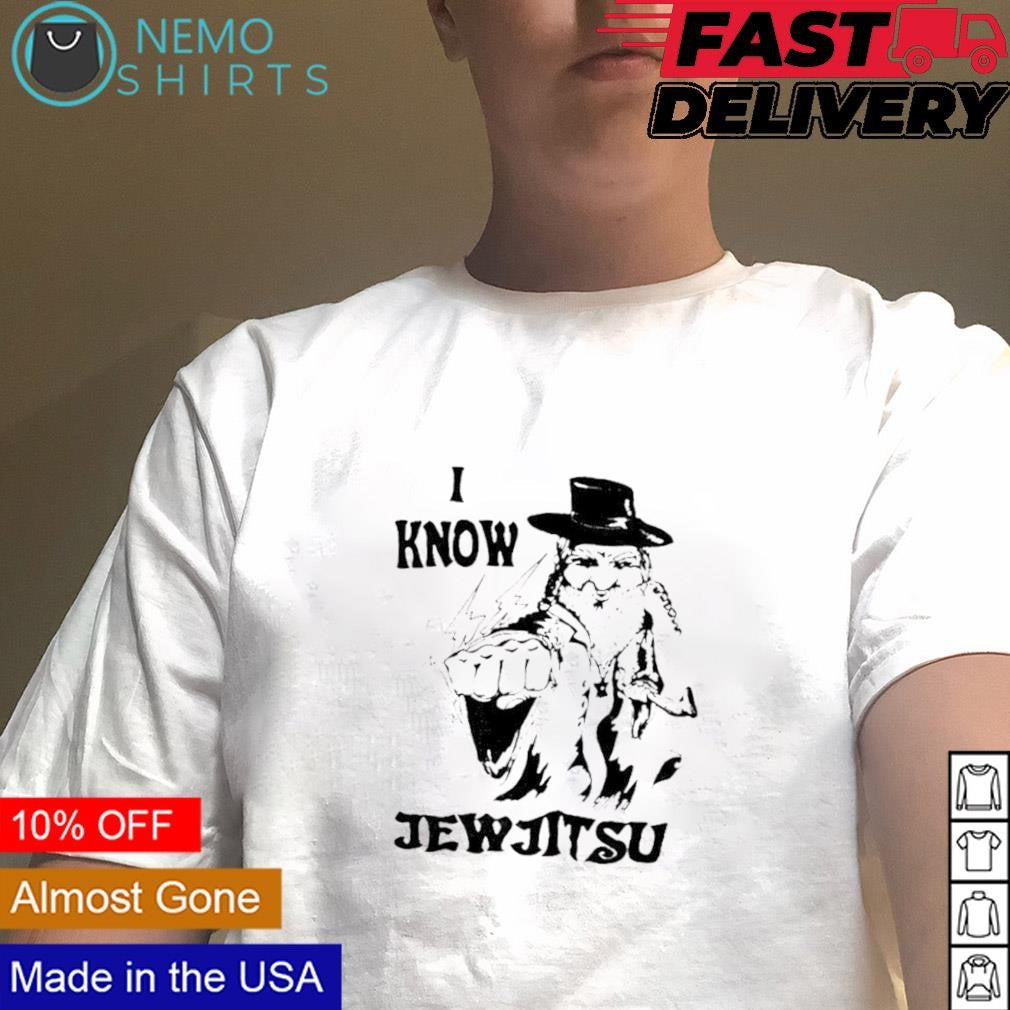 Calle Delfino I know Jew Jitsu - Adult & Kids T-Shirts, Sweatshirts & Hoodies apparel design preview 1