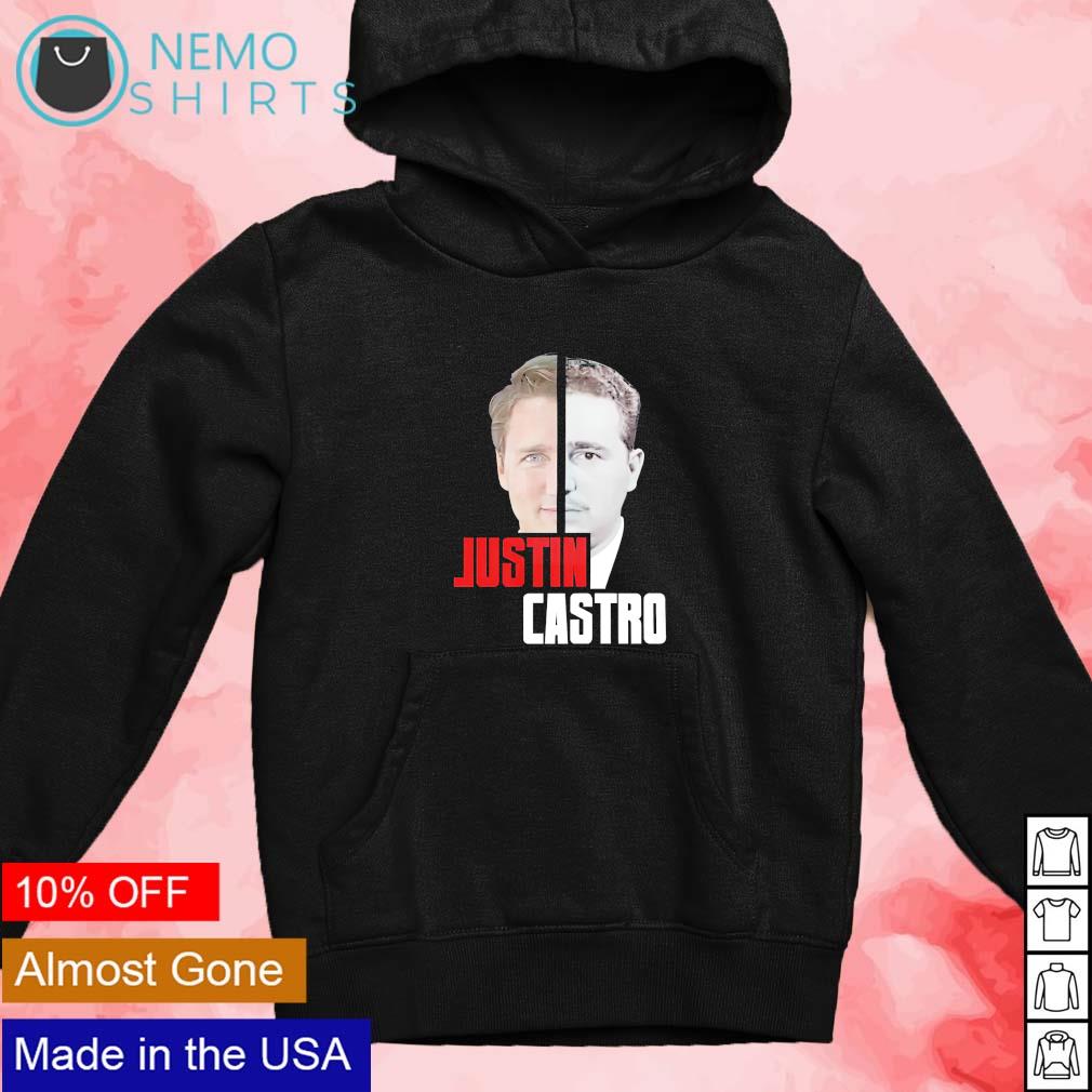 Justin Castro two half part face - Adult & Kids T-Shirts, Sweatshirts & Hoodies apparel design preview 2