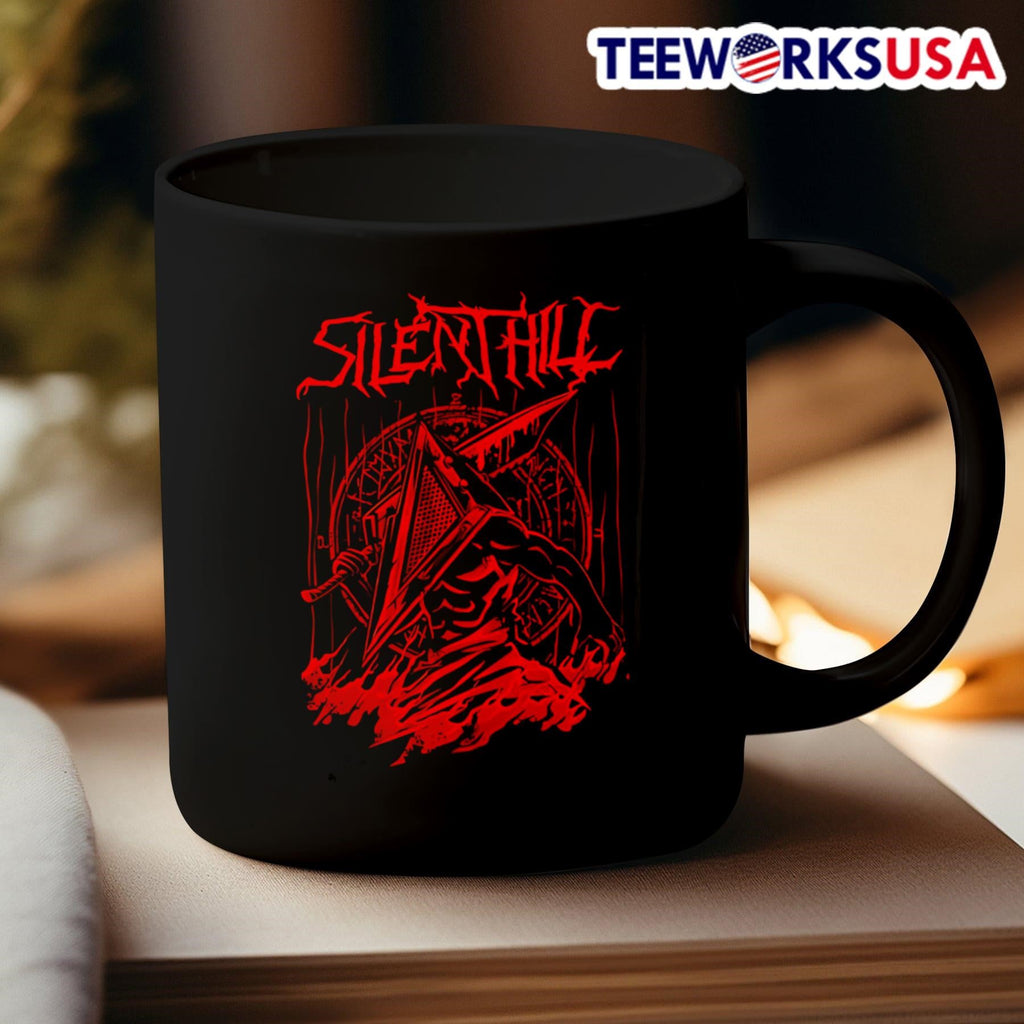 Silent Hill Red Thing Metal - Adult & Kids T-Shirts, Sweatshirts & Hoodies apparel design preview 3