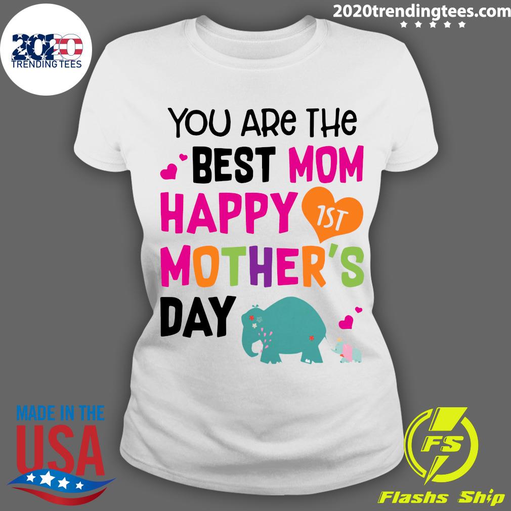 Elephant Mothers Day You Are The Best Mom Happy - Adult & Kids T-Shirts, Sweatshirts & Hoodies apparel design preview 3