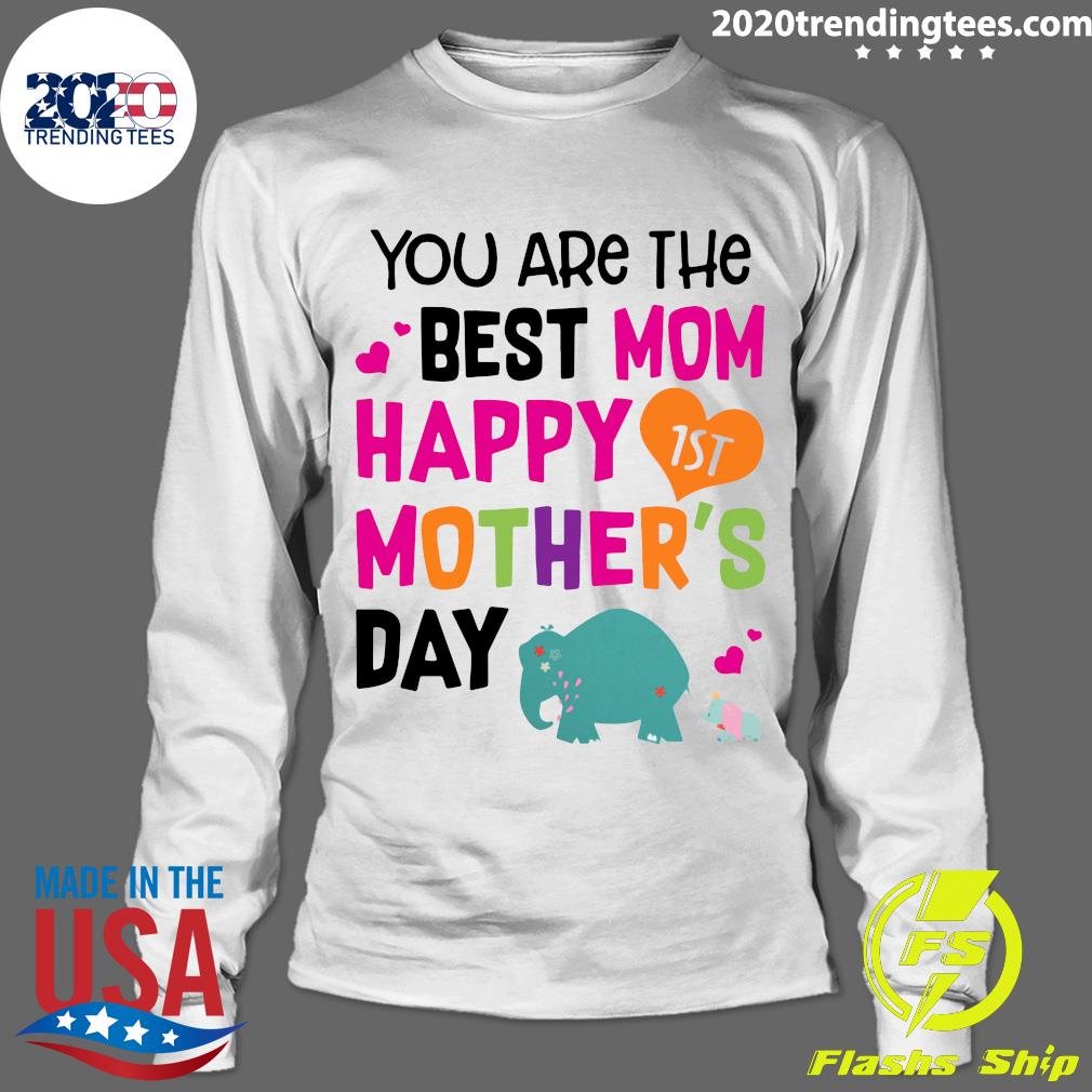 Elephant Mothers Day You Are The Best Mom Happy - Adult & Kids T-Shirts, Sweatshirts & Hoodies apparel design preview 4