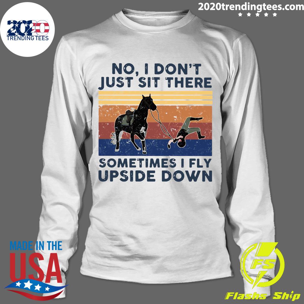 Equestrian No I Don't Just Sit There Horse Baseball - Adult & Kids T-Shirts, Sweatshirts & Hoodies apparel design preview 4