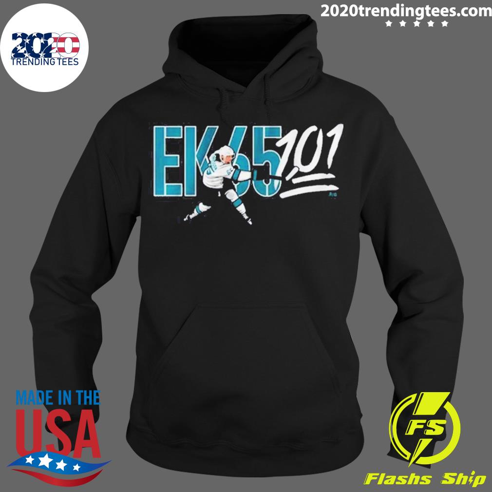 Erik Karlsson 101 Points - Adult & Kids T-Shirts, Sweatshirts & Hoodies apparel design preview 2