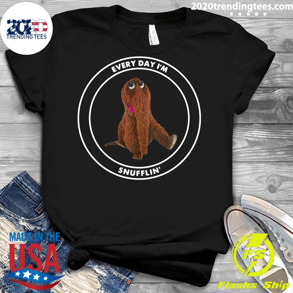 Every Day I'm Snufflin' - Adult & Kids T-Shirts, Sweatshirts & Hoodies apparel design preview 3