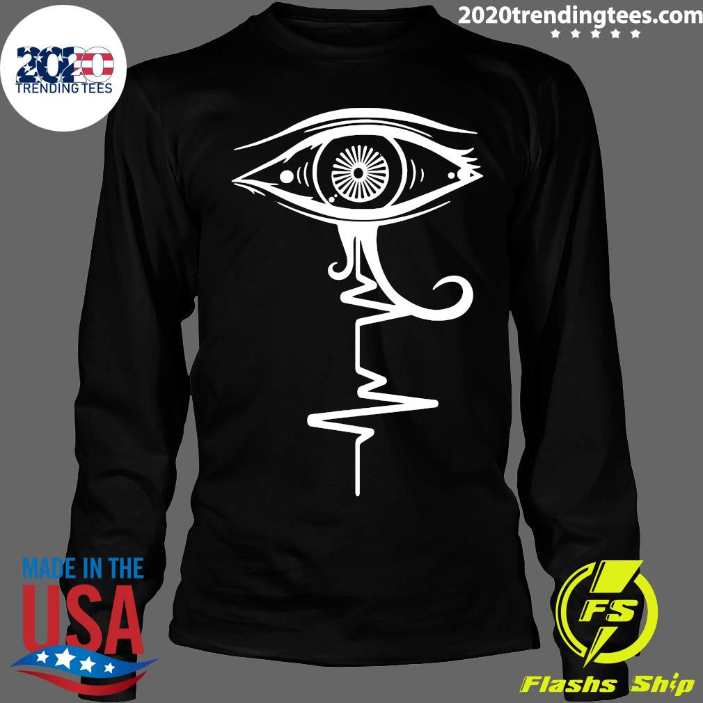 Eye Of Ra Pulse Heartbeat Egyptian Mythology Horus - Adult & Kids T-Shirts, Sweatshirts & Hoodies apparel design preview 4