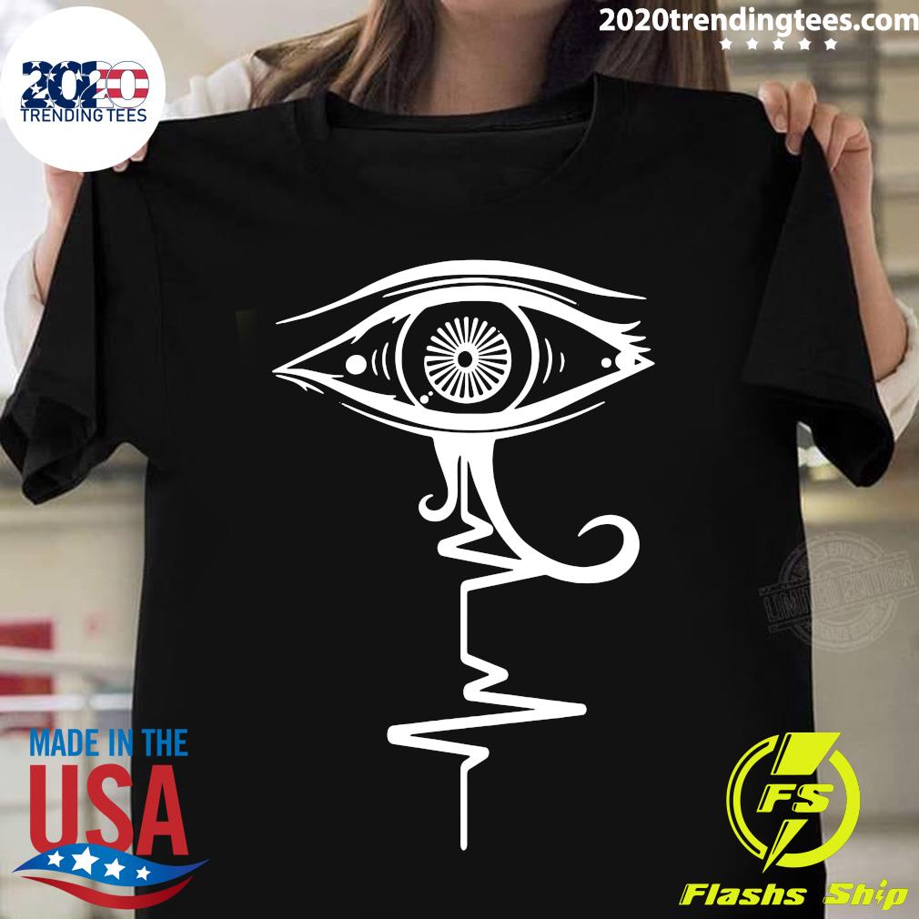 Eye Of Ra Pulse Heartbeat Egyptian Mythology Horus - Adult & Kids T-Shirts, Sweatshirts & Hoodies apparel design preview 1