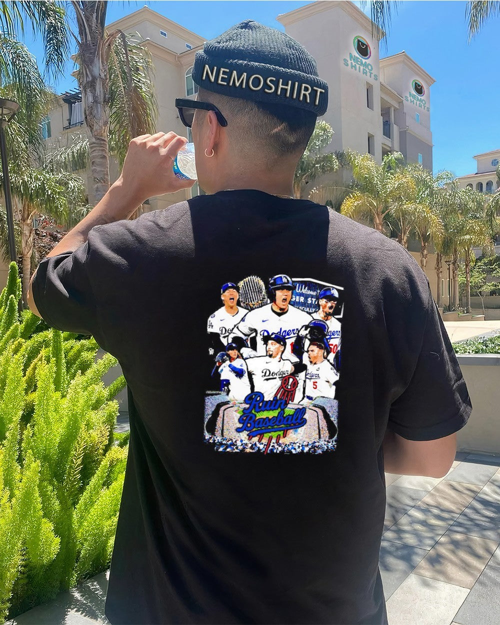 Ruin baseball Los Angeles Dodgers NLCS player team - Adult & Kids T-Shirts, Sweatshirts & Hoodies apparel design preview 4