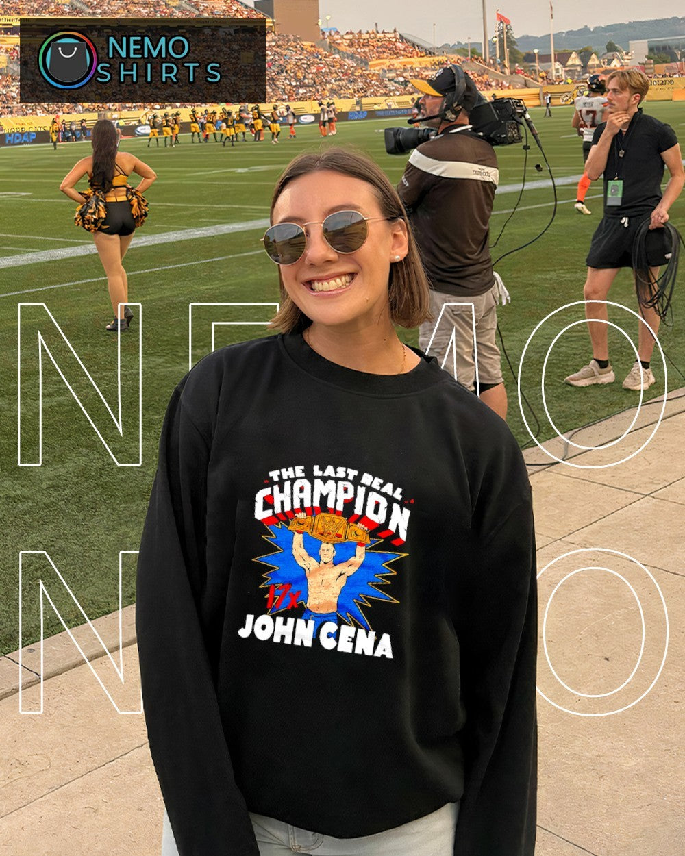 The last real champion 17x John Cena - Adult & Kids T-Shirts, Sweatshirts & Hoodies apparel design preview 4