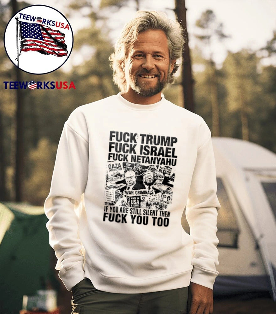 Trump Netanyahu Donald Benjamin - Adult & Kids T-Shirts, Sweatshirts & Hoodies apparel design preview 5