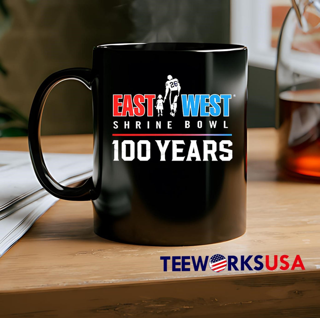 2025 East West Shrine Bowl 100 Years Logo - Adult & Kids T-Shirts, Sweatshirts & Hoodies apparel design preview 2