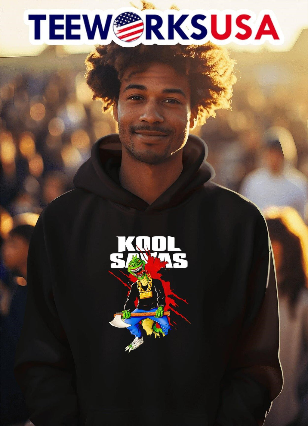 Kool Savas x Hakro Echse - Adult & Kids T-Shirts, Sweatshirts & Hoodies apparel design preview 2