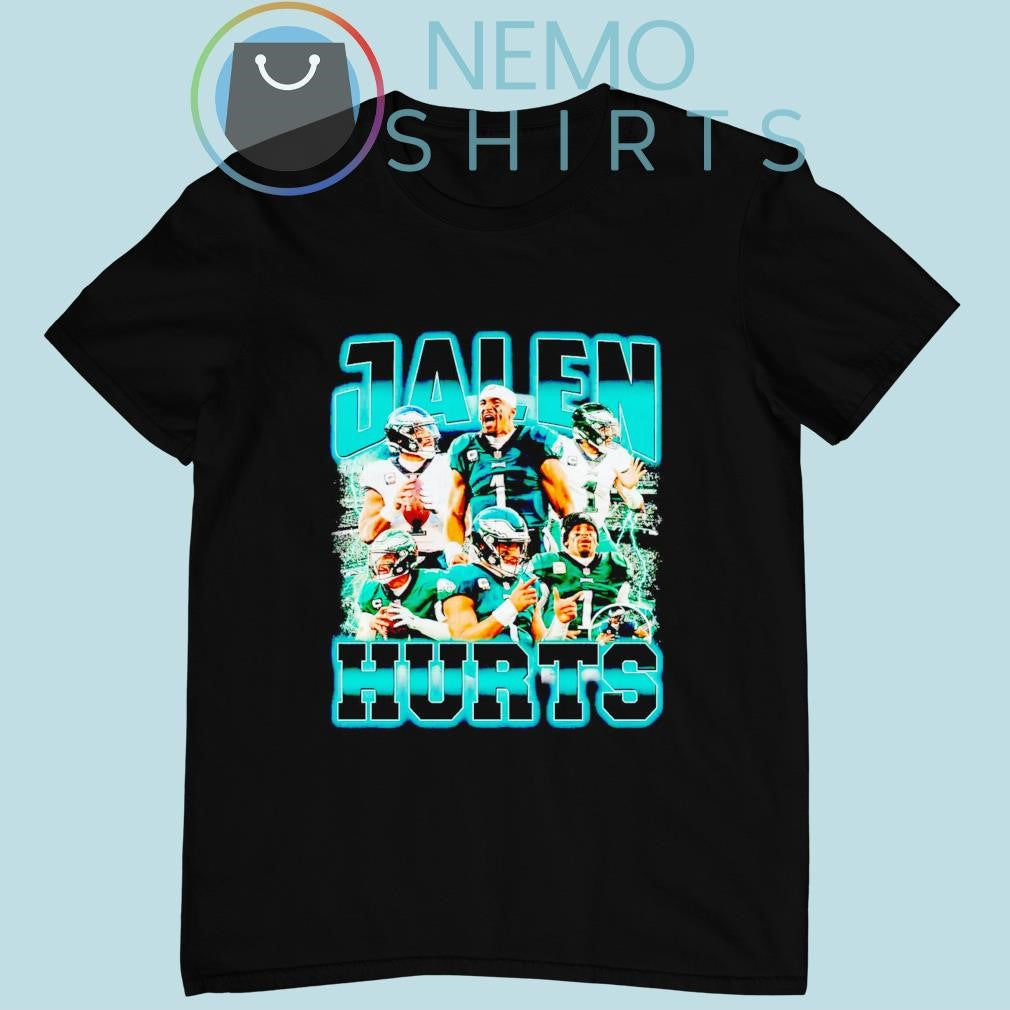 Philadelphia Eagles Jalen Hurts 90s graphic - Adult & Kids T-Shirts, Sweatshirts & Hoodies apparel design preview 1