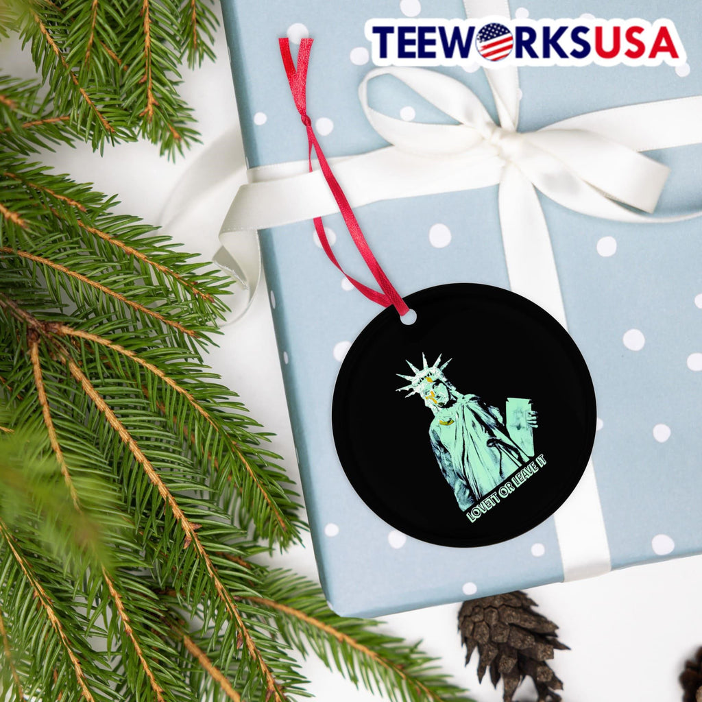 Lovett or leave it Statue of Liberty - Adult & Kids T-Shirts, Sweatshirts & Hoodies apparel design preview 4