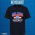 Edmonton Oilers national hockey league retro stripe - Adult & Kids T-Shirts, Sweatshirts & Hoodies apparel design preview 1