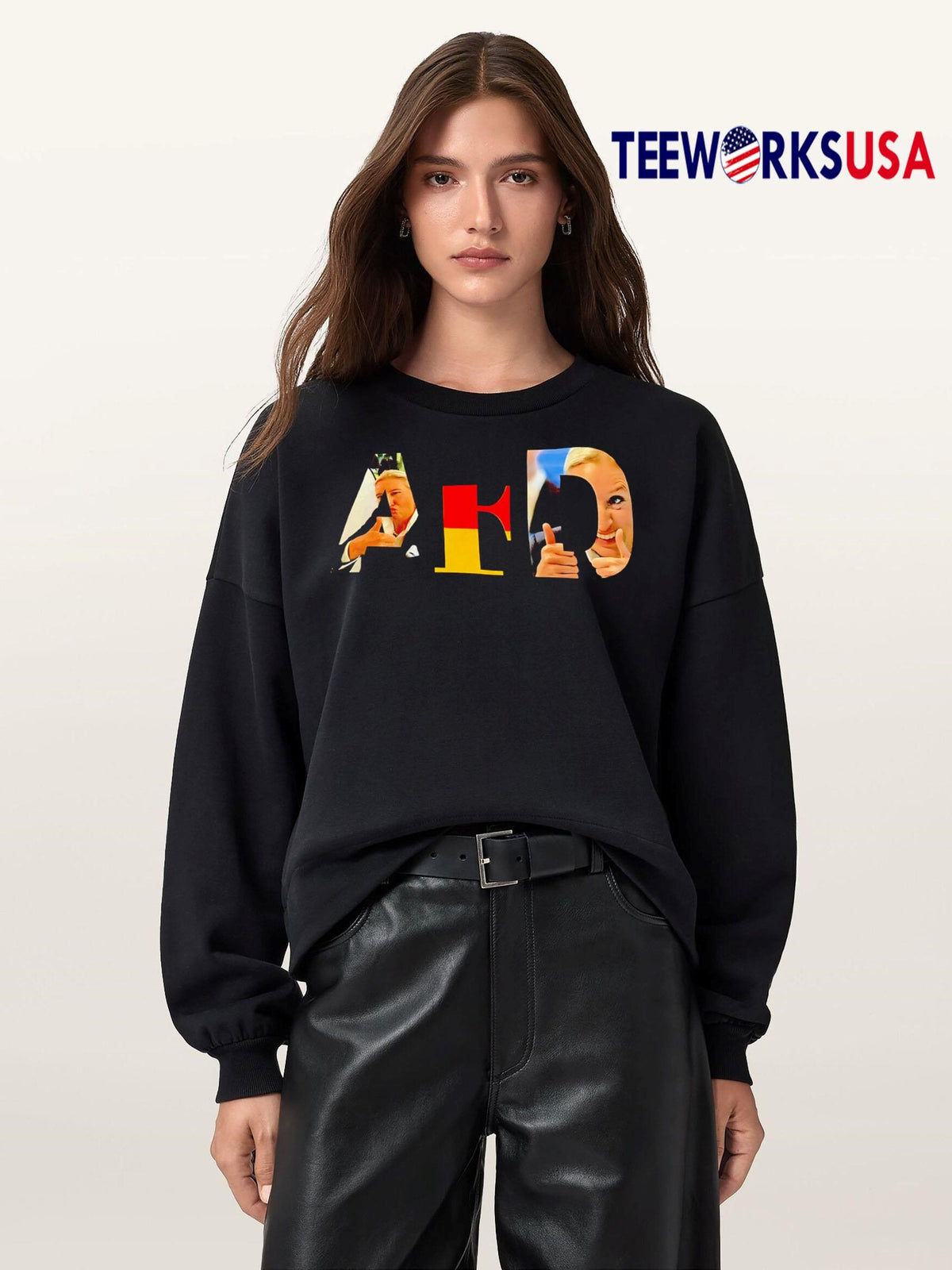Alice Weidel AfD Kanzlerkandidatin 2025 - Adult & Kids T-Shirts, Sweatshirts & Hoodies apparel design preview 5