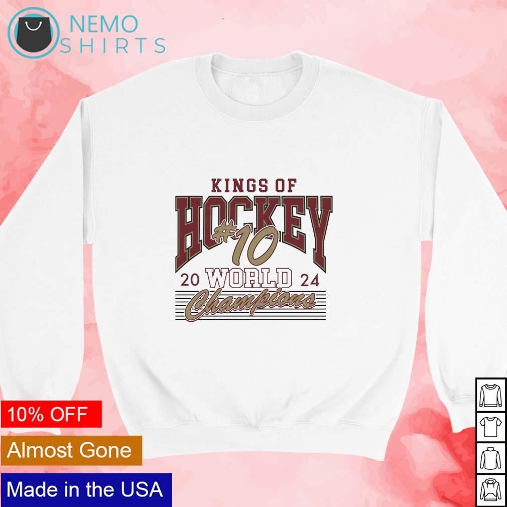 Denver Pioneers men's hockey King of 10 time 2024 - Adult & Kids T-Shirts, Sweatshirts & Hoodies apparel design preview 3
