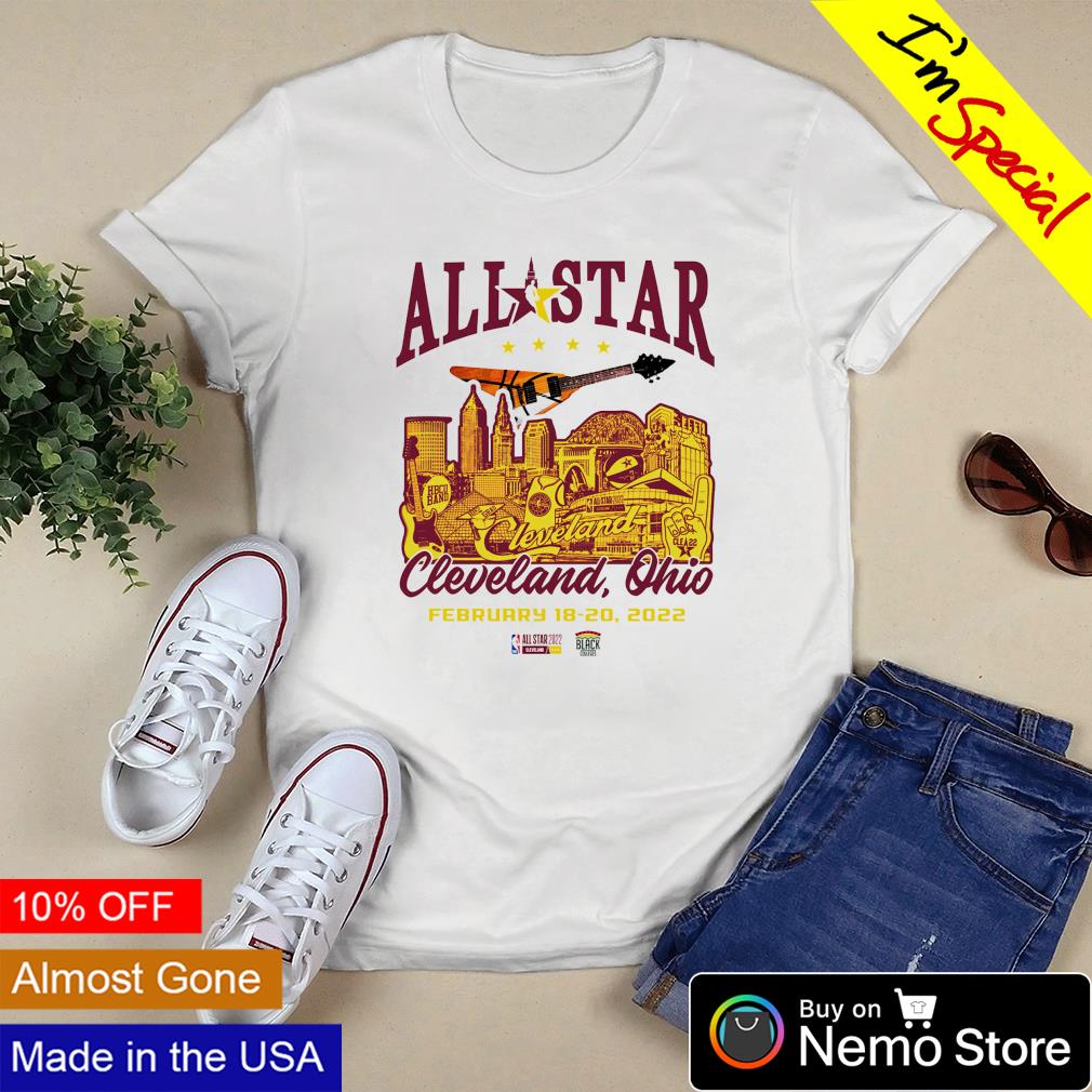 Golden State Warriors 2022 all star Cleveland Ohio - Adult & Kids T-Shirts, Sweatshirts & Hoodies apparel design preview 3
