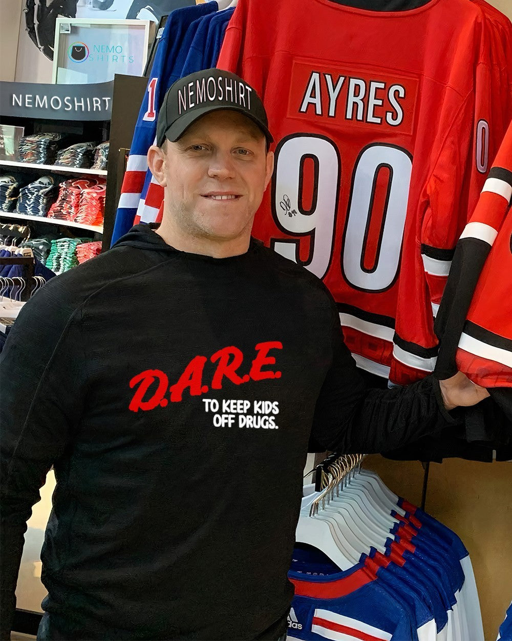 Dares to keep kid off drugss - Adult & Kids T-Shirts, Sweatshirts & Hoodies apparel design preview 2