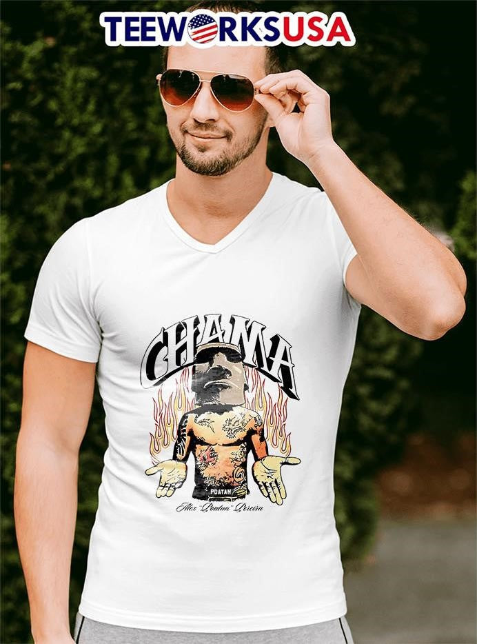 Chama Championship Alex Poatan Pereira - Adult & Kids T-Shirts, Sweatshirts & Hoodies apparel design preview 4