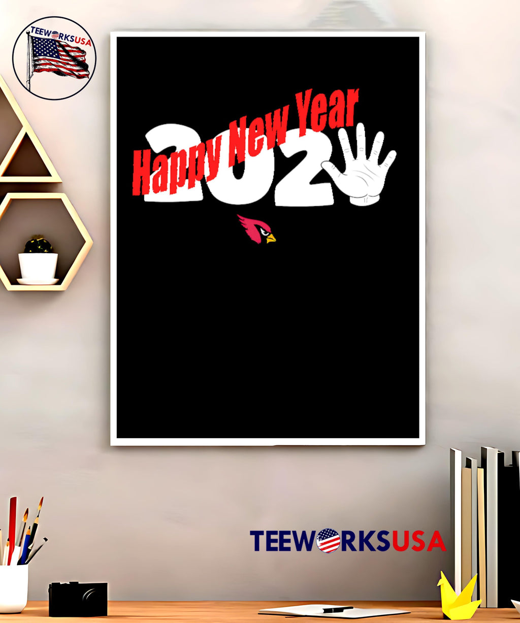 Arizona Cardinals Happy New Year 2025 - Adult & Kids T-Shirts, Sweatshirts & Hoodies apparel design preview 5