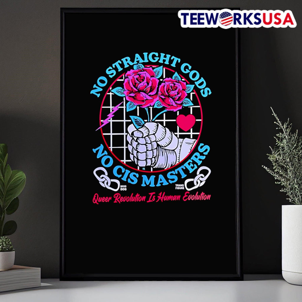 No straight gods cis masters - Adult & Kids T-Shirts, Sweatshirts & Hoodies apparel design preview 5