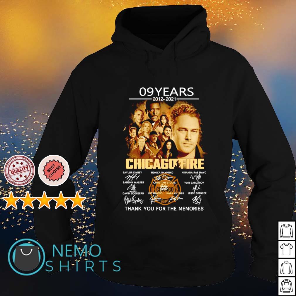 09 years 2012 2021 Chicago Fire thank you for the - Adult & Kids T-Shirts, Sweatshirts & Hoodies product image 2