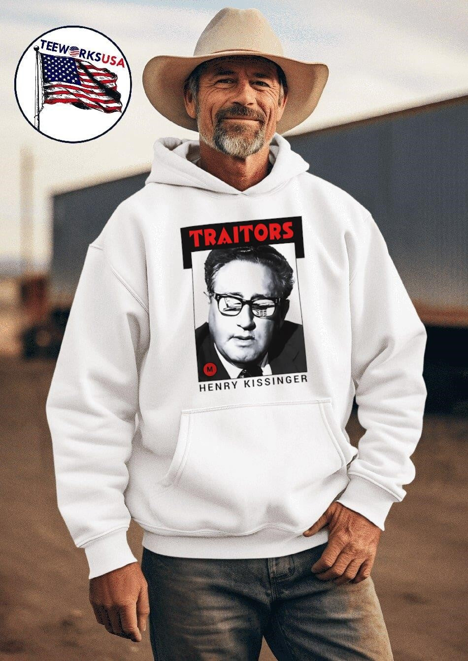 Traitors Henry Kissinger - Adult & Kids T-Shirts, Sweatshirts & Hoodies apparel design preview 2