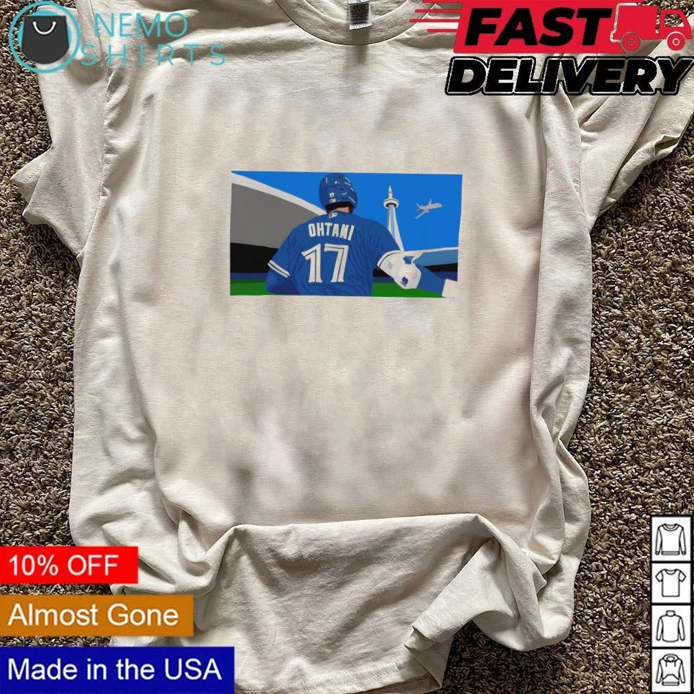 Shohei Ohtani Los Angeles Dodgers back cartoon - Adult & Kids T-Shirts, Sweatshirts & Hoodies apparel design preview 3