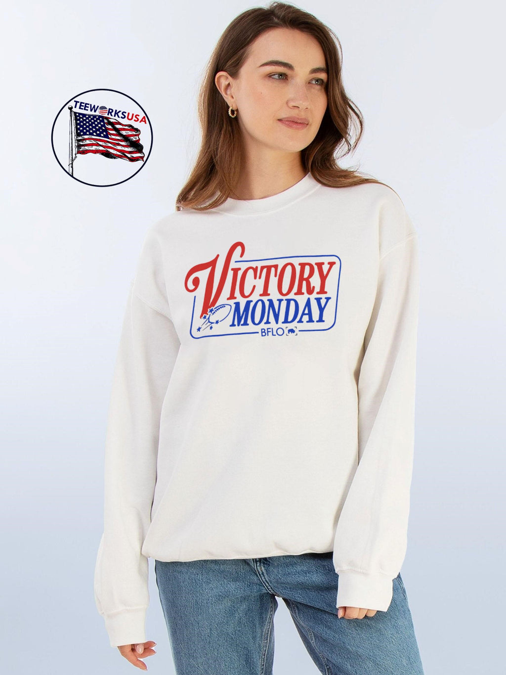Buffalo Bills Victory Monday Bflo - Adult & Kids T-Shirts, Sweatshirts & Hoodies apparel design preview 4