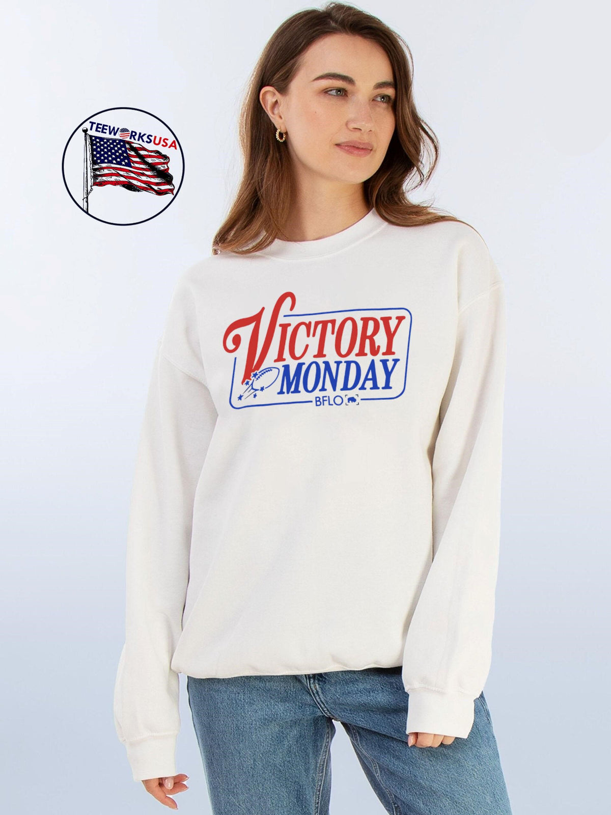 Buffalo Bills Victory Monday Bflo - Adult & Kids T-Shirts, Sweatshirts & Hoodies apparel design preview 4