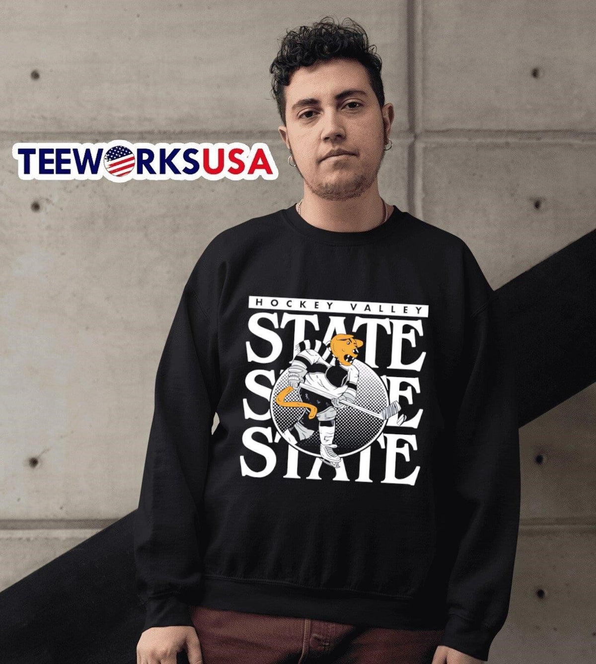 Penn State hockey valley - Adult & Kids T-Shirts, Sweatshirts & Hoodies apparel design preview 6