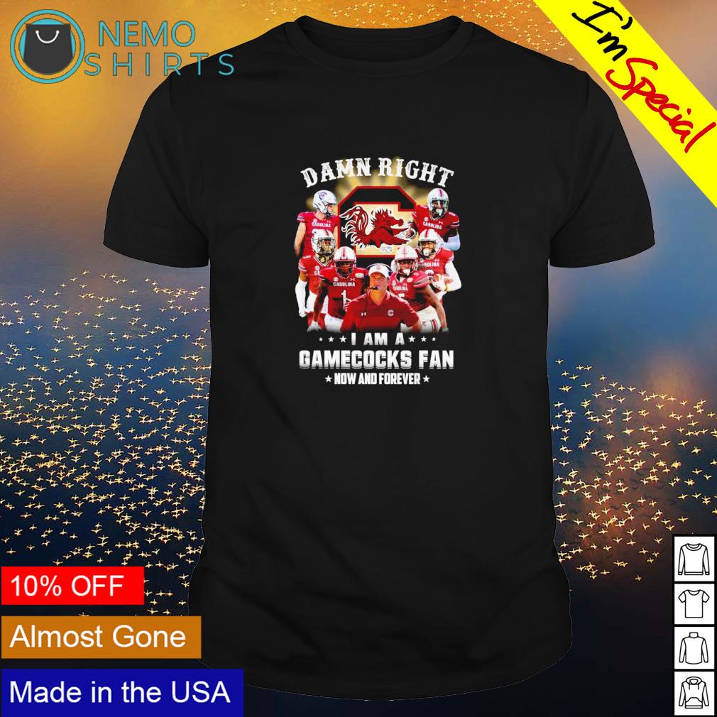 Damn right I am an South Carolina Gamecocks fan now - Adult & Kids T-Shirts, Sweatshirts & Hoodies apparel design preview 1