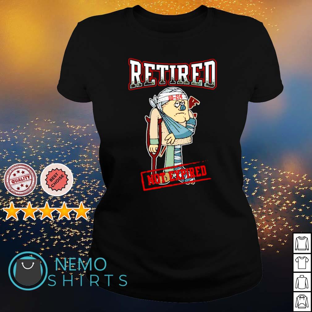 Retired DD-214 not expired - Adult & Kids T-Shirts, Sweatshirts & Hoodies apparel design preview 3