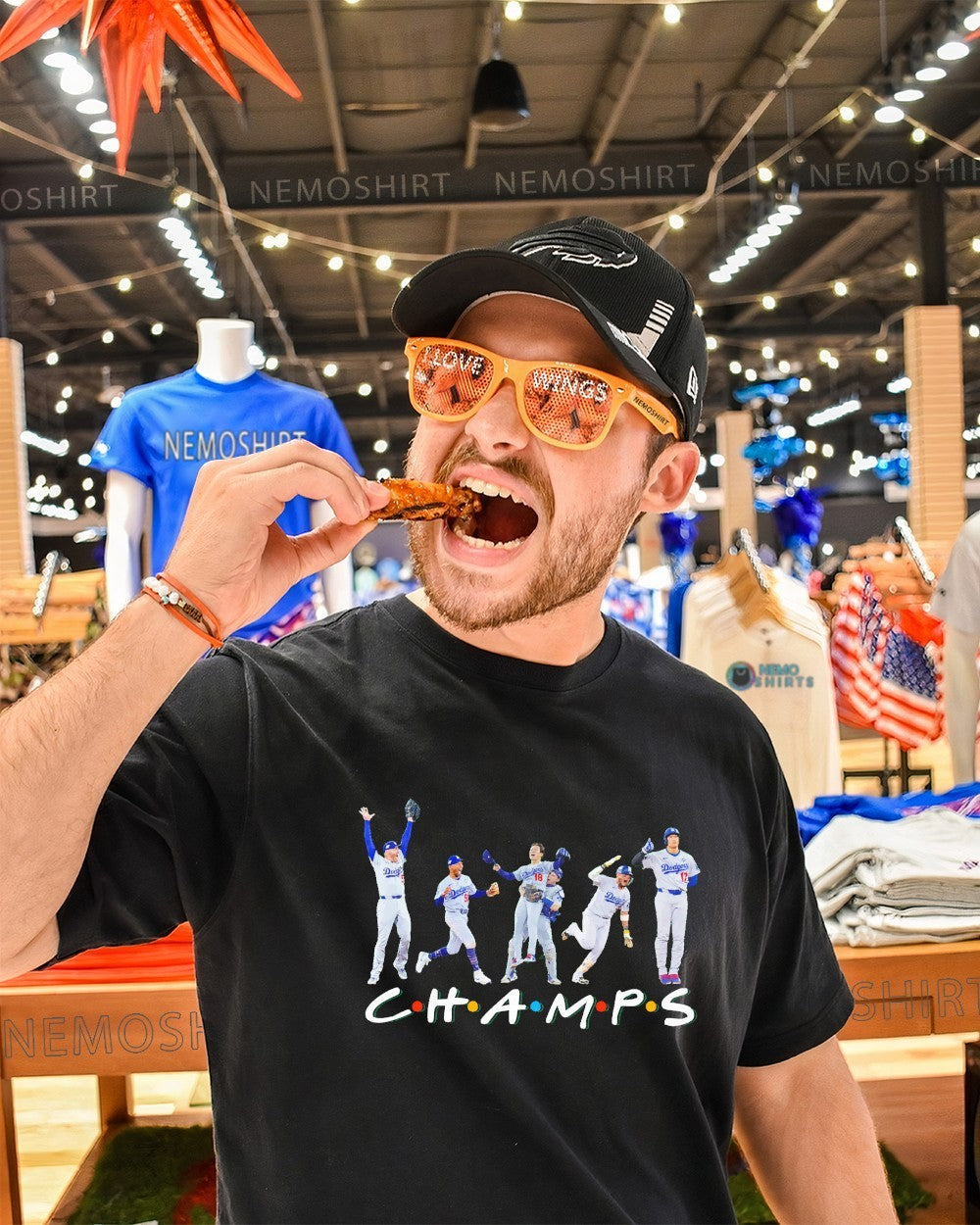 Champs Los Angeles Dodgers 2025 world series - Adult & Kids T-Shirts, Sweatshirts & Hoodies apparel design preview 1