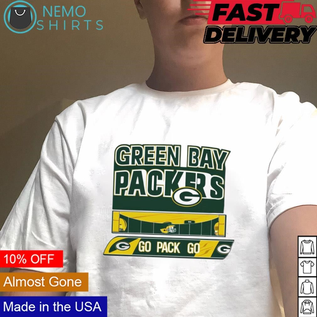 Green Bay Packers go pack - Adult & Kids T-Shirts, Sweatshirts & Hoodies apparel design preview 4