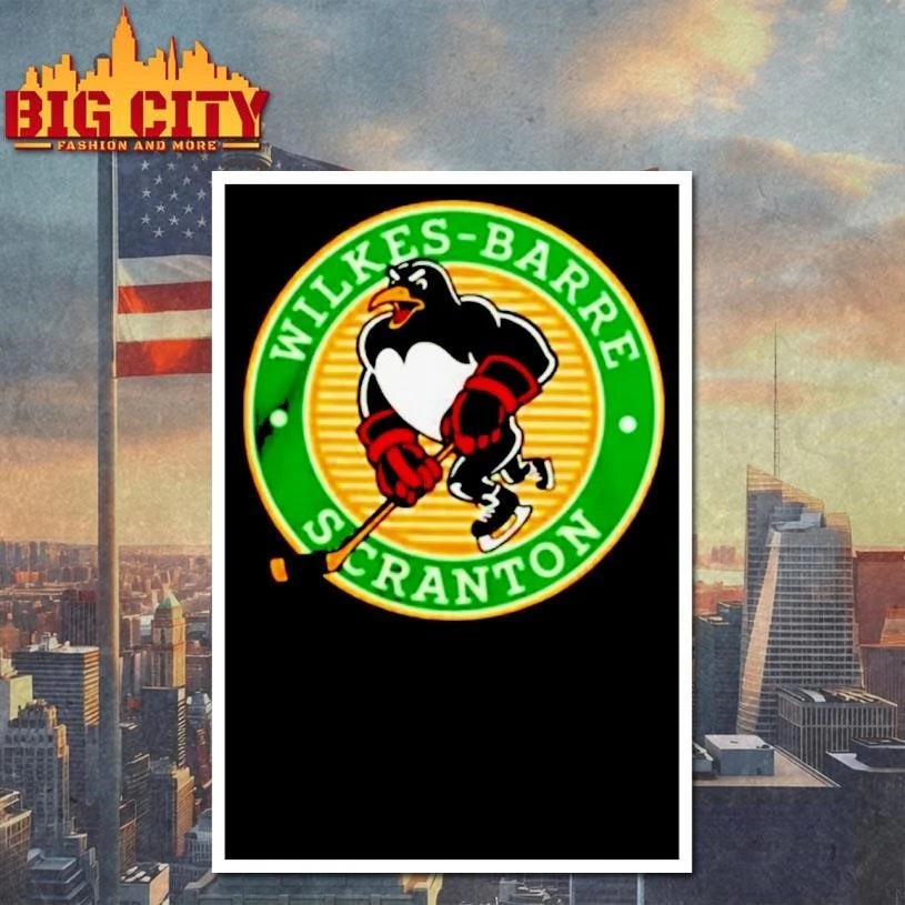 Wilkes Barre Scranton Penguins St Pats Celebration - Adult & Kids T-Shirts, Sweatshirts & Hoodies apparel design preview 4