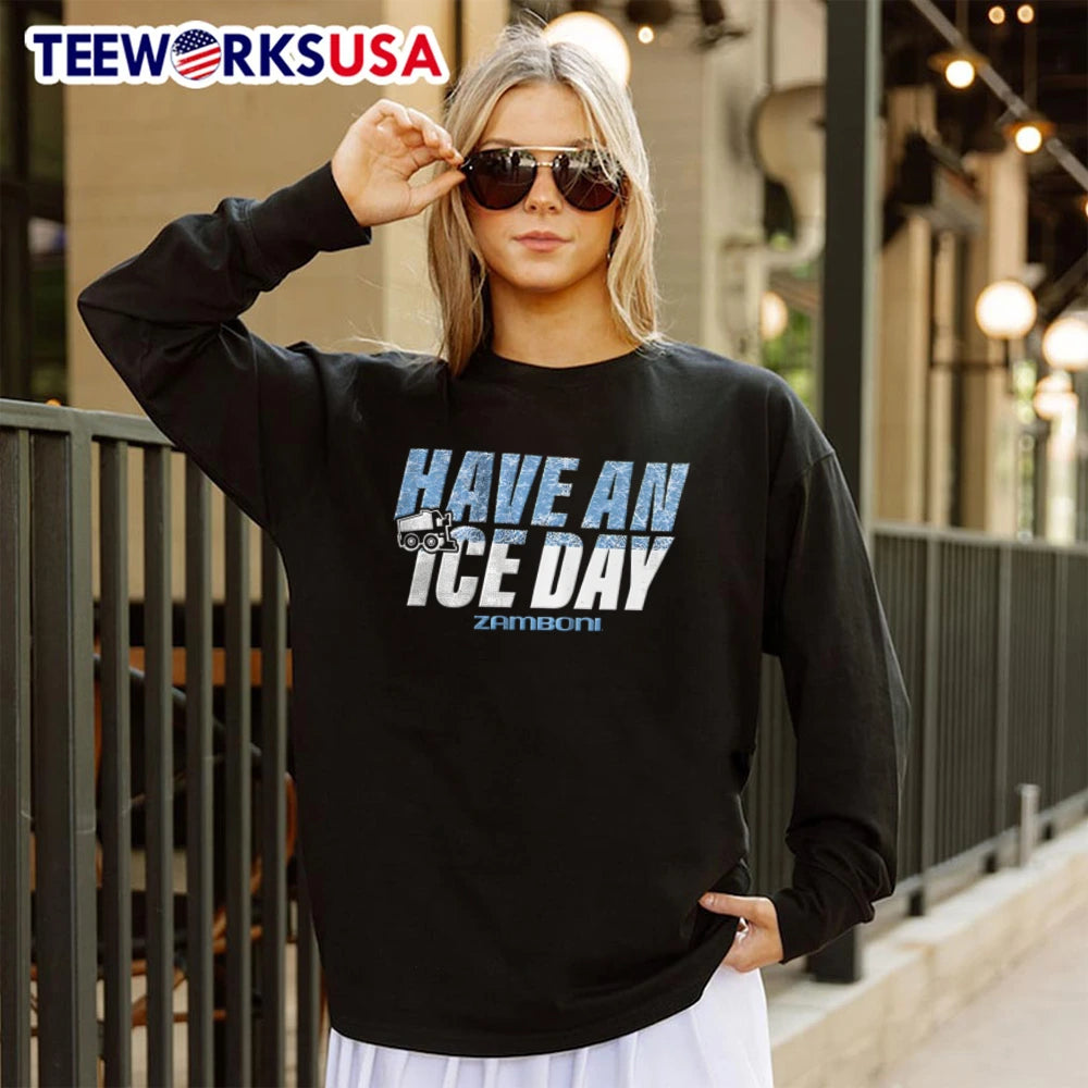 Zamboni Have An Ice Day - Adult & Kids T-Shirts, Sweatshirts & Hoodies apparel design preview 4