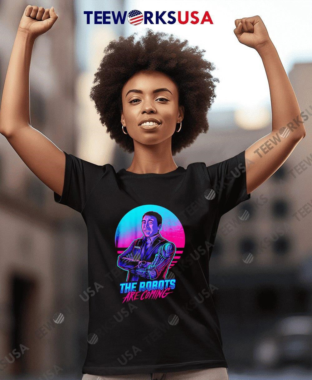 The Robots Are Coming graphic - Adult & Kids T-Shirts, Sweatshirts & Hoodies apparel design preview 4