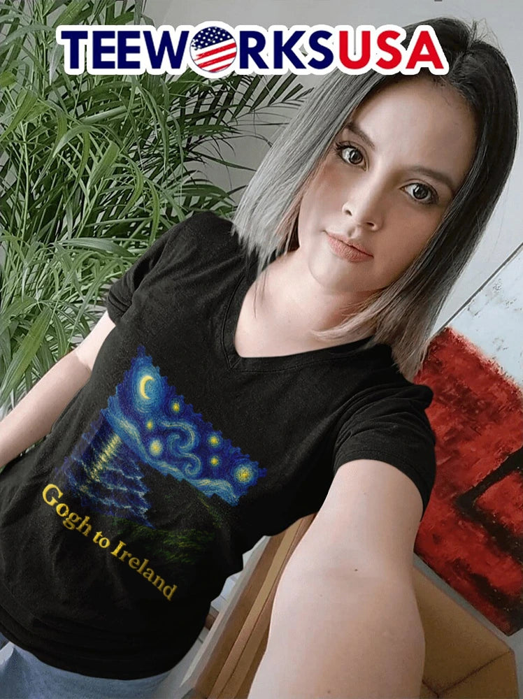 Gogh to Ireland - Adult & Kids T-Shirts, Sweatshirts & Hoodies apparel design preview 7