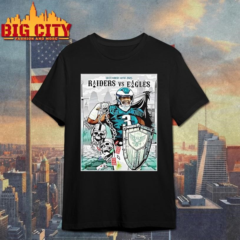 Zack Baun Philadelphia Eagles Vs Las Vegas Raiders - Adult & Kids T-Shirts, Sweatshirts & Hoodies apparel design preview 1