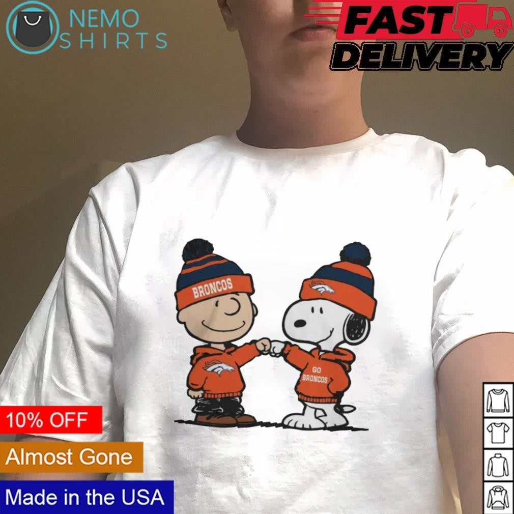 Charlie Brown and Snoopy Denver Broncos football - Adult & Kids T-Shirts, Sweatshirts & Hoodies apparel design preview 4