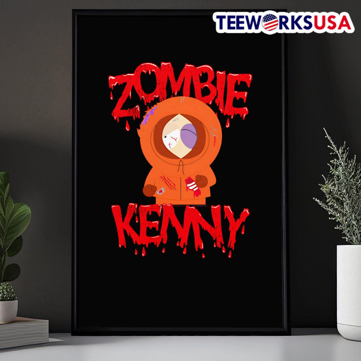 South Park Zombie Kenny - Adult & Kids T-Shirts, Sweatshirts & Hoodies apparel design preview 5