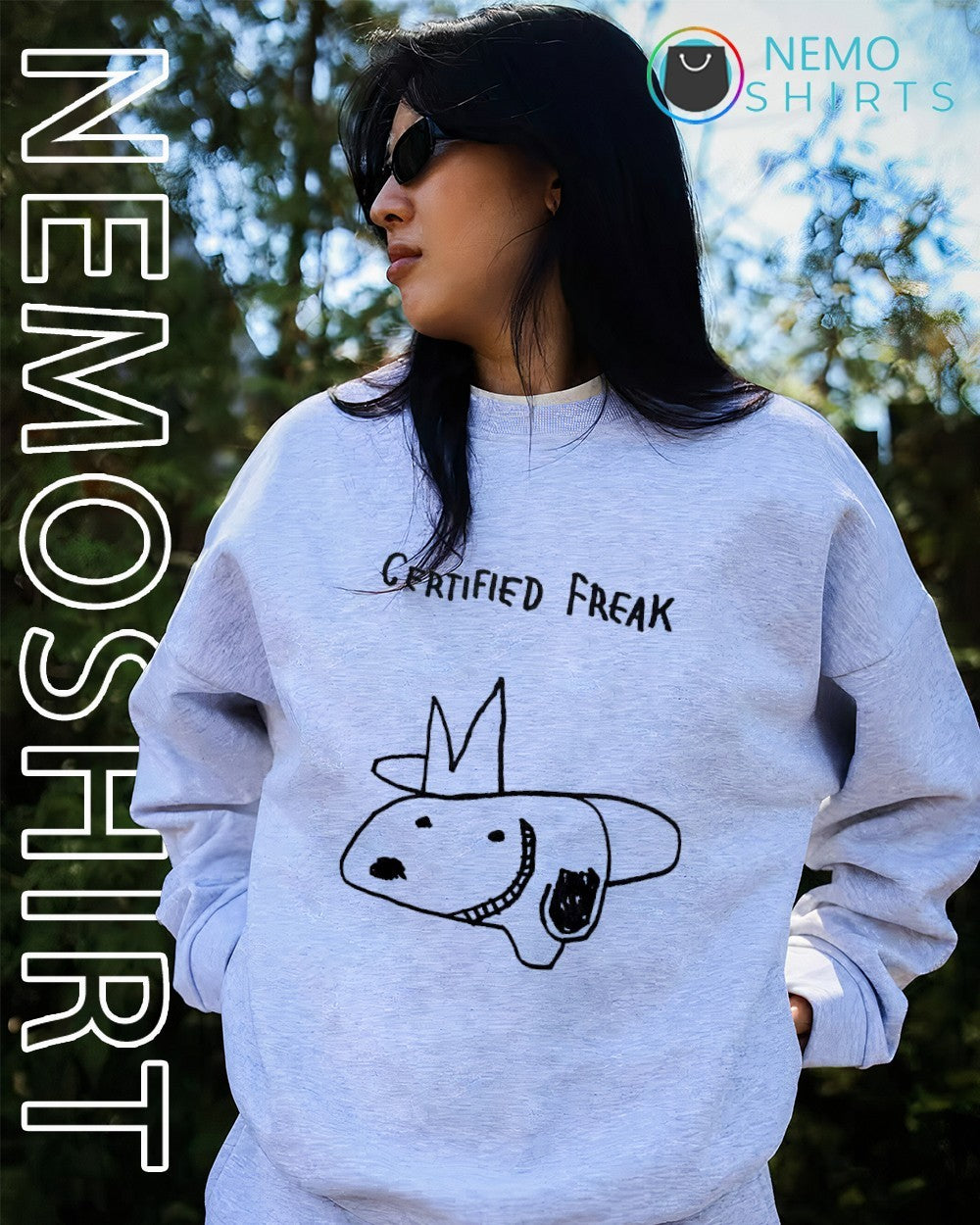 Certified Freak Snoopy meme For Sale Ships From USA - Adult & Kids T-Shirts, Sweatshirts & Hoodies apparel design preview 2