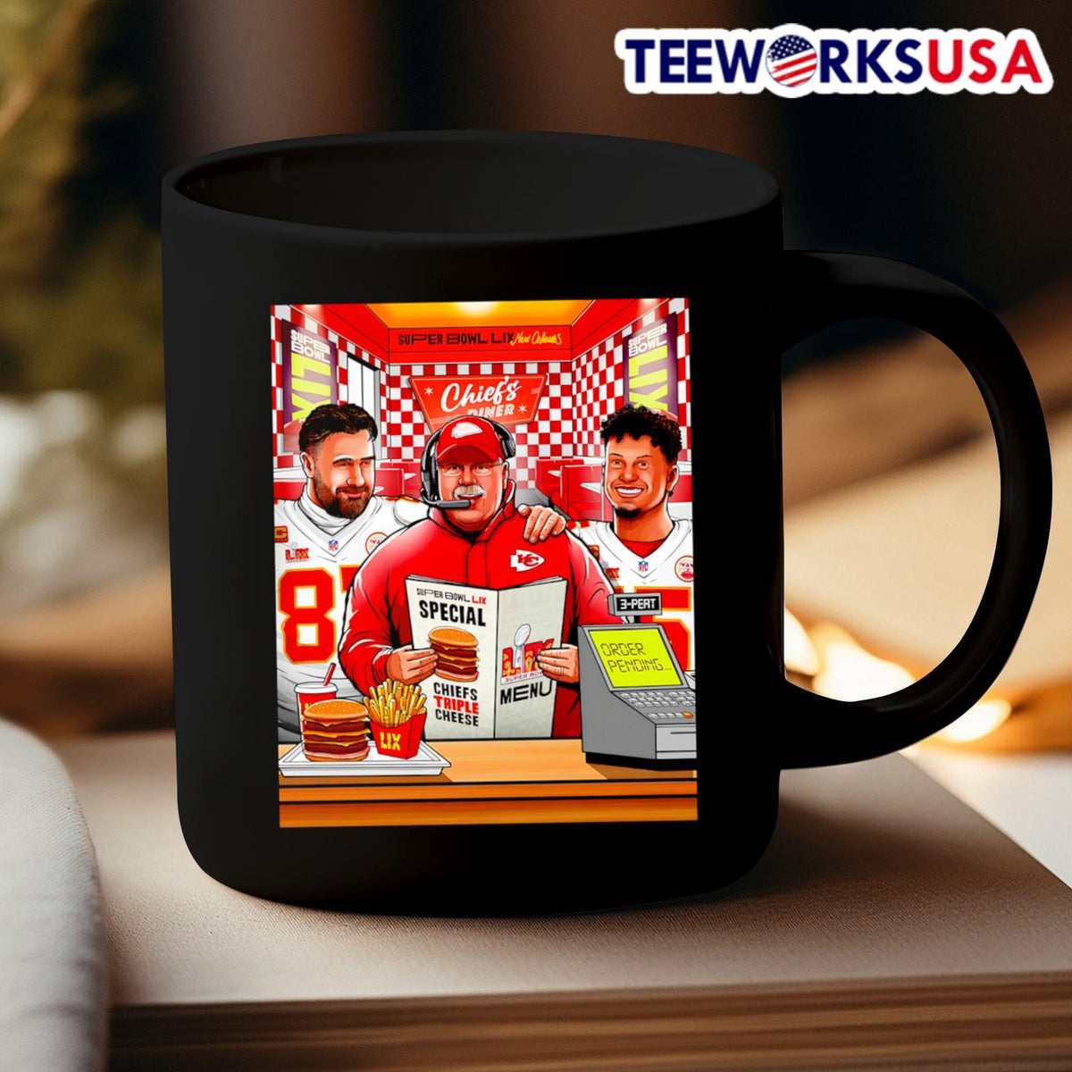 Hungry for the three-peat Kansas City Chiefs - Adult & Kids T-Shirts, Sweatshirts & Hoodies apparel design preview 3