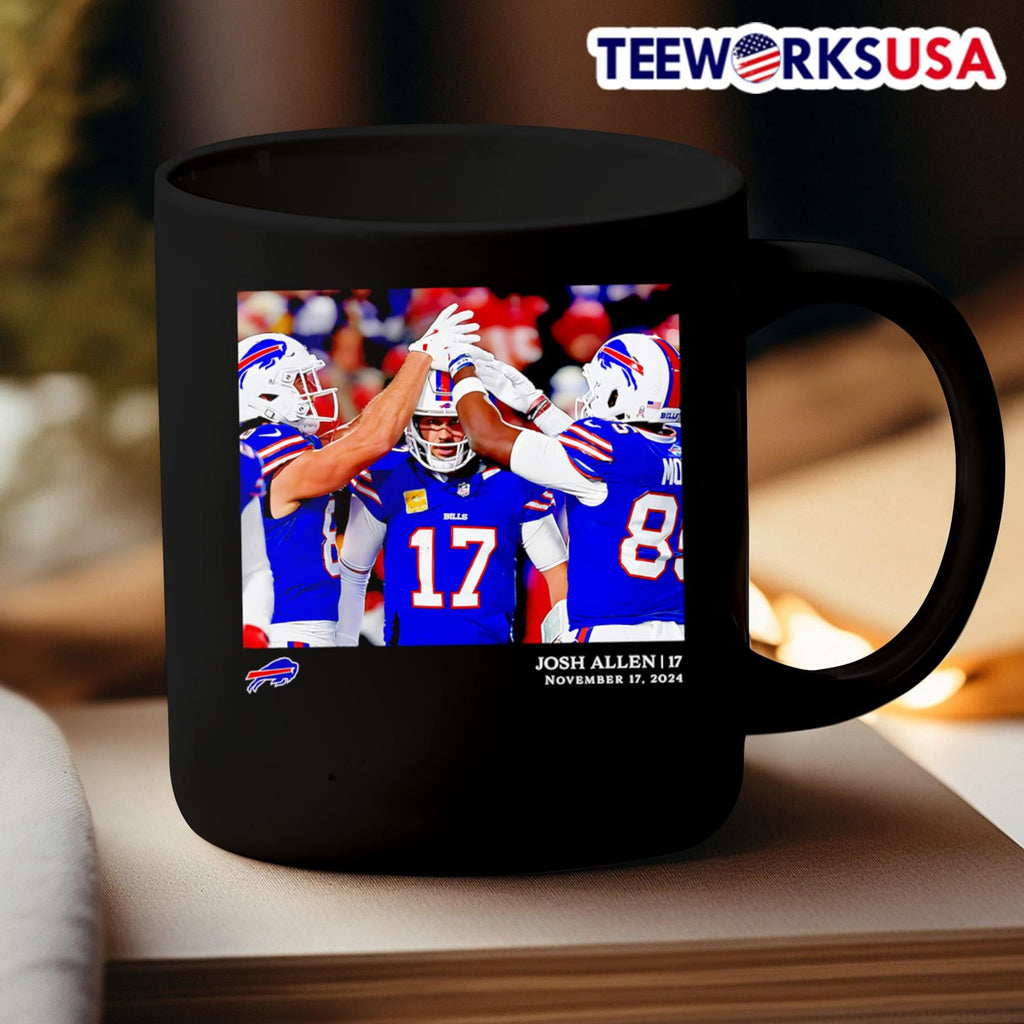 Buffalo Bills Josh Allen Flash Features Week 11 - Adult & Kids T-Shirts, Sweatshirts & Hoodies apparel design preview 3
