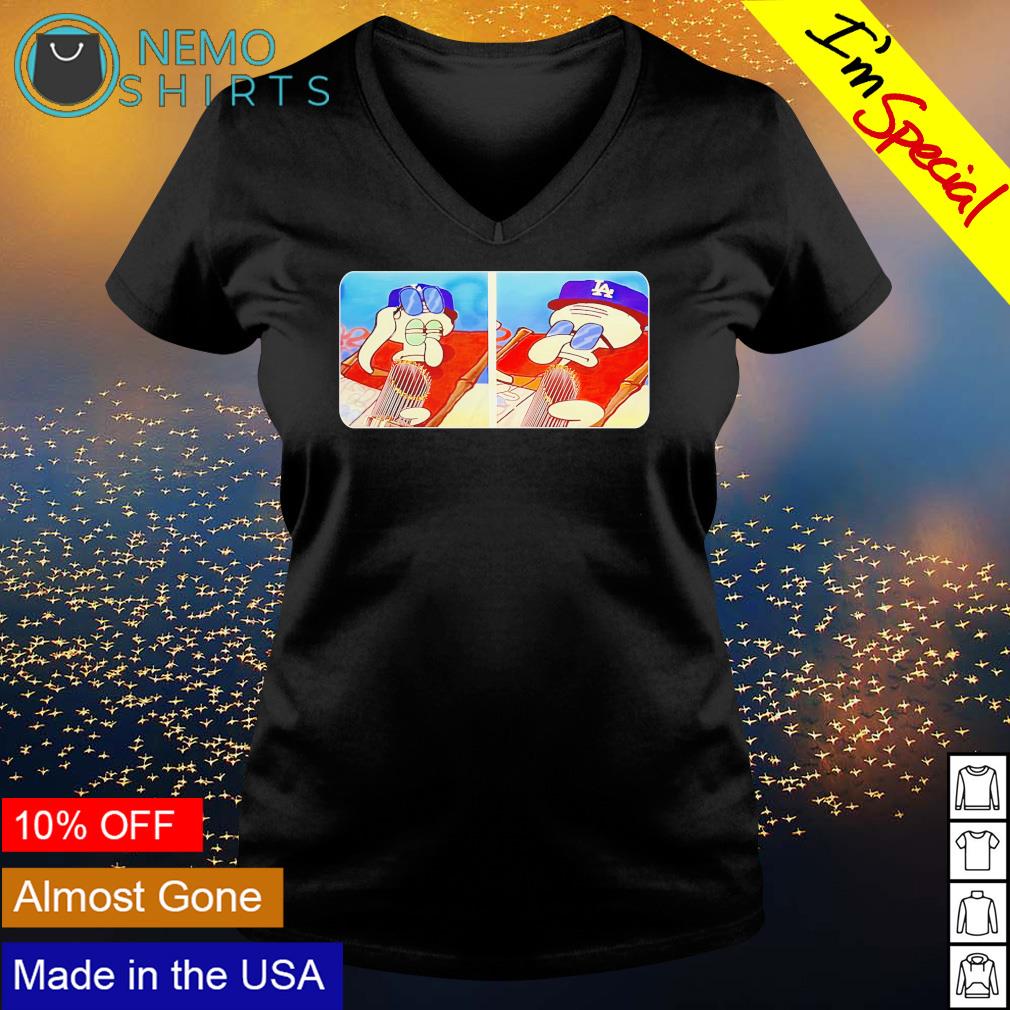 Los Angeles Dodgers squidward - Adult & Kids T-Shirts, Sweatshirts & Hoodies product image 5