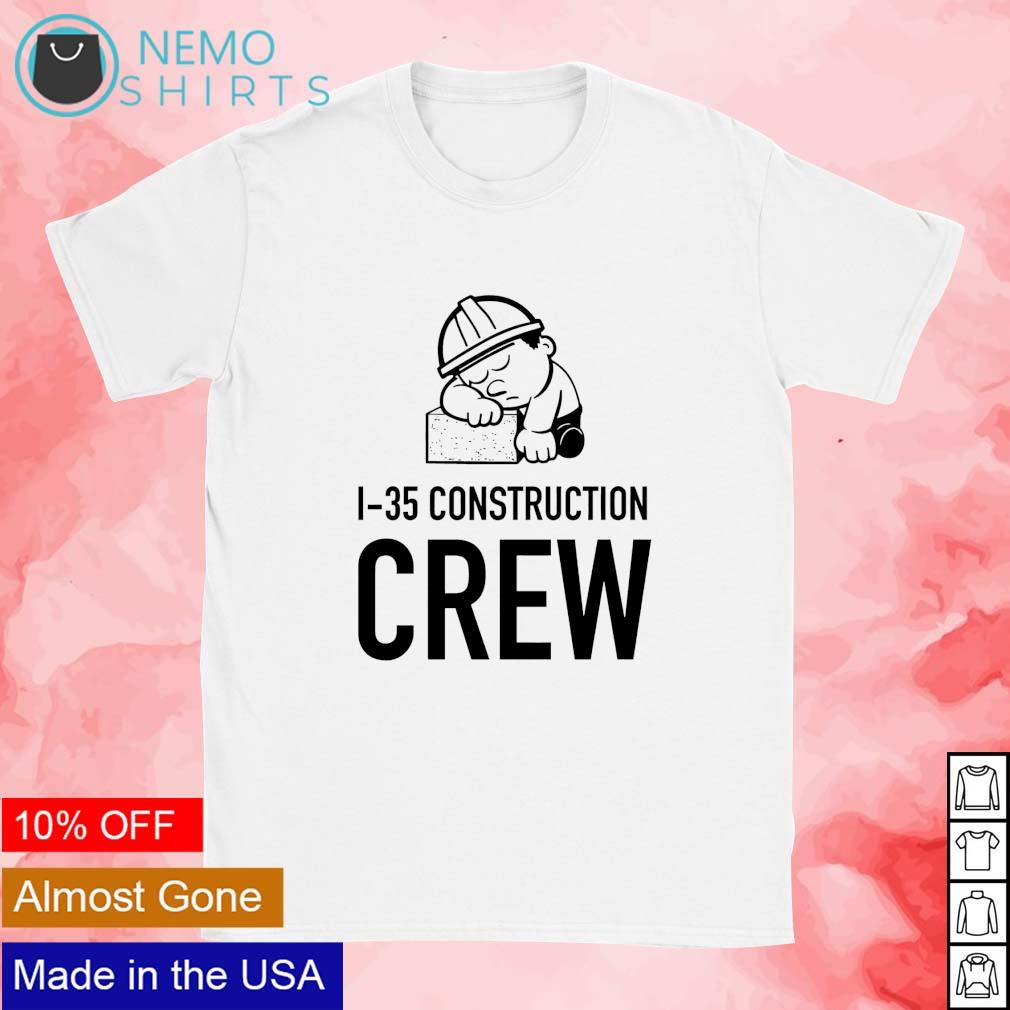 I35 constuction crew sleepy man - Adult & Kids T-Shirts, Sweatshirts & Hoodies apparel design preview 1
